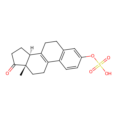 8.9-Dehydroestrone sulfate structure