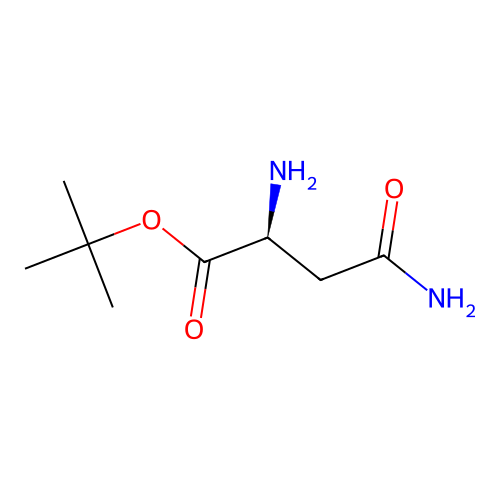 L-Asparagine tert-butyl ester structure