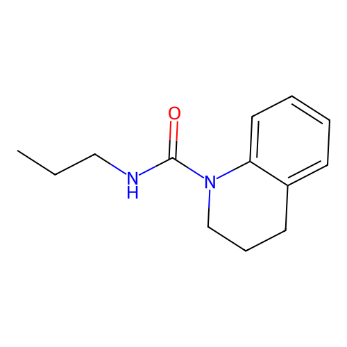 1(2H)-Quinolinecarboxamide, 3,4-dihydro-N-propyl- structure