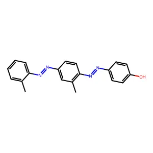 P-[[2-Methyl-4-[(O-tolyl)azo]phenyl]azo]phenol structure