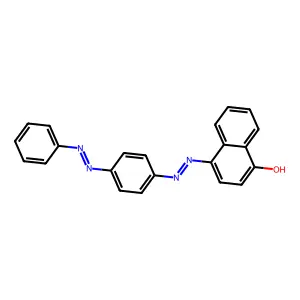 4-[(4-Phenyldiazenylphenyl)diazenyl]naphthalen-1-ol structure