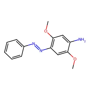 4-Amino-2,5-dimethoxyazobenzene structure