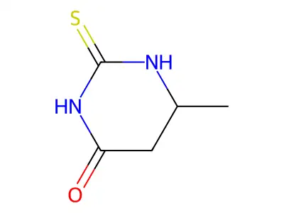 6-methyl-2-thioxotetrahydropyrimidin-4(1H)-one structure