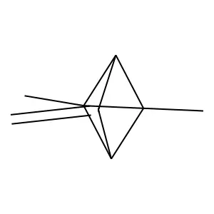 1,5-Dimethyl-3-exo-methylenetricyclo(2.1.0.0)pentane structure