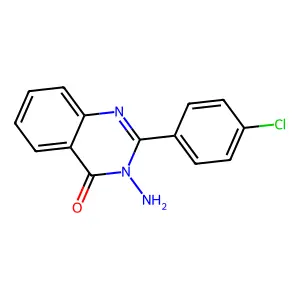 3-Amino-2-(4-chlorophenyl)quinazolin-4(3H)-one structure