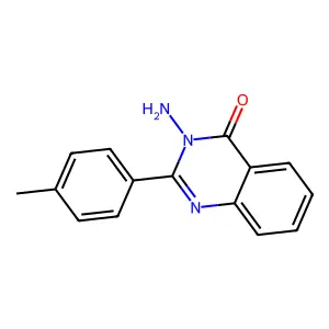 3-Amino-2-(p-tolyl)quinazolin-4(3H)-one structure