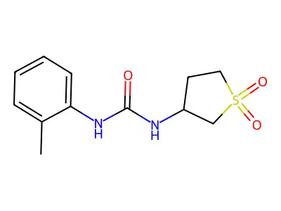 1-(1,1-Dioxothiolan-3-yl)-3-(2-methylphenyl)urea structure