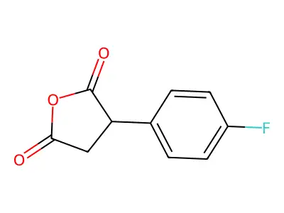 3-(4-Fluorophenyl)oxolane-2,5-dione structure