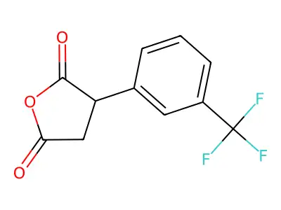 3-[3-(Trifluoromethyl)phenyl]oxolane-2,5-dione structure