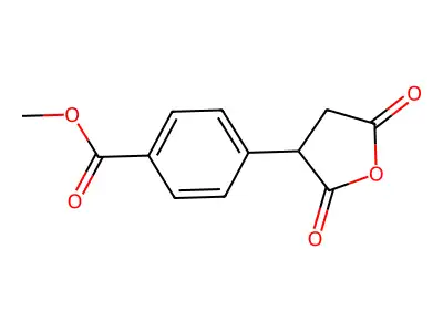 Methyl 4-(2,5-dioxooxolan-3-yl)benzoate structure