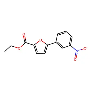 Ethyl 5-(3-nitrophenyl)furan-2-carboxylate structure