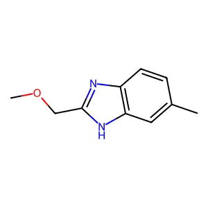 2-(methoxymethyl)-5-methyl-1H-benzimidazole structure