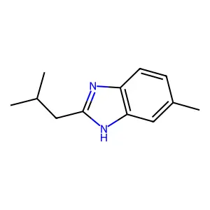 2-Isobutyl-6-methyl-1H-benzo[d]imidazole structure