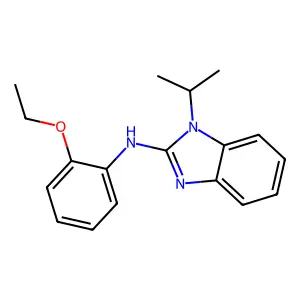 N-(2-ethoxyphenyl)-1-isopropyl-1H-benzo[d]imidazol-2-amine structure