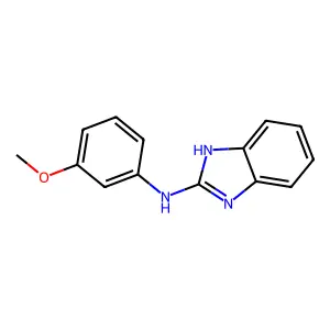 N-(3-methoxyphenyl)-1H-benzimidazol-2-amine structure