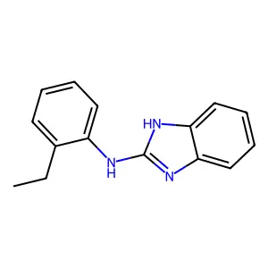 N-(2-乙基苯基)-1H-苯并咪唑-2-胺 structure