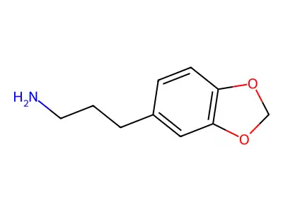 1,3-Benzodioxole-5-propanamine structure