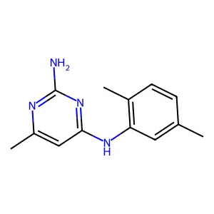 4-N-(2,5-dimethylphenyl)-6-methylpyrimidine-2,4-diamine structure