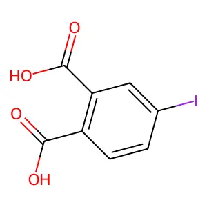 4-碘邻苯二甲酸 structure