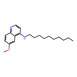 4-Quinolinamine, N-decyl-6-methoxy- structure