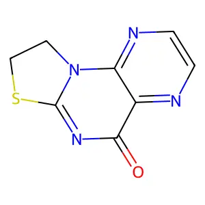 8,9-Dihydro-5H-[1,3]thiazolo[3,2-a]pteridin-5-one structure