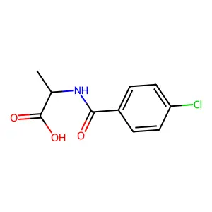 2-((4-Chlorophenyl)formamido)propanoic acid structure