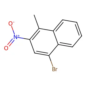 4-Bromo-1-methyl-2-nitronaphthalene structure
