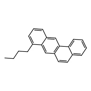 BENZ(a)ANTHRACENE, 8-BUTYL- structure