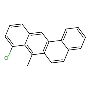 BENZ(a)ANTHRACENE, 8-CHLORO-7-METHYL- structure