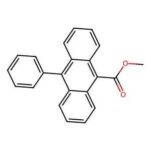 Methyl 10-phenylanthracene-9-carboxylate structure