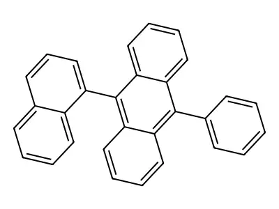 9-Naphthalen-1-YL-10-phenyl-anthracene structure