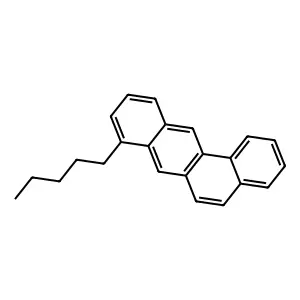 BENZ(a)ANTHRACENE, 8-PENTYL- structure
