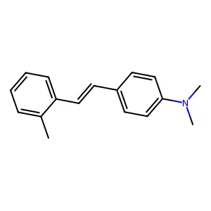 4-Stilbenamine, N,N,2'-trimethyl- structure