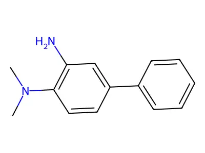 N-(3-amino[1,1'-biphenyl]-4-yl)-N,N-dimethylamine structure