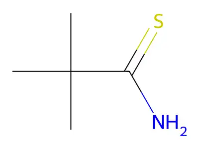 2,2-Dimethylpropanethioamide structure