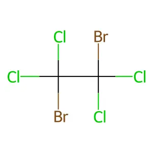 1,2-Dibromo-1,1,2,2-tetrachloroethane structure