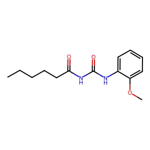 Carbonic acid, dithio-, S-(m-methylbenzyl) O-(p-chlorobenzyl) ester structure