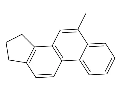 6-Methyl-16,17-dihydro-15H-cyclopenta(a)phenanthrene structure