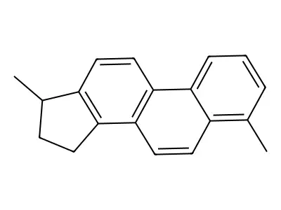4,17-Dimethyl-16,17-dihydro-15H-cyclopenta(a)phenanthrene structure