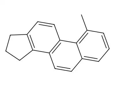 15H-Cyclopenta(a)phenanthrene, 16,17-dihydro-1-methyl- structure