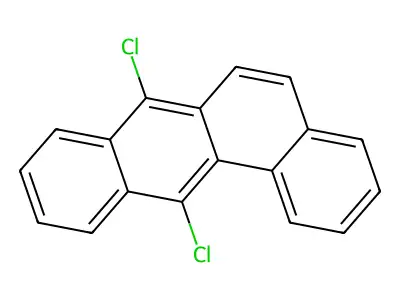 Benz(a)anthracene, 7,12-dichloro- structure