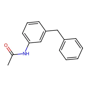N-(3-苄基苯基)乙酰胺 structure
