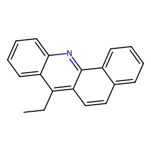 BENZ(c)ACRIDINE, 7-ETHYL- structure