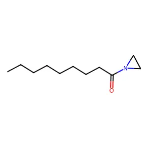 1-Nonanoylaziridine structure