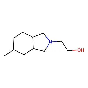 2-Isoindolineethanol, hexahydro-5-methyl- structure