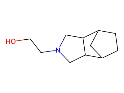 2-(Octahydro-2H-4,7-methanoisoindol-2-yl)ethan-1-ol structure