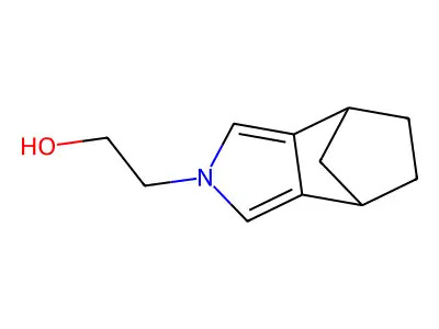 2-(4,5,6,7-Tetrahydro-2H-4,7-methanoisoindol-2-yl)ethan-1-ol structure