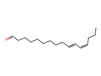 10,12-Hexadecadienal structure