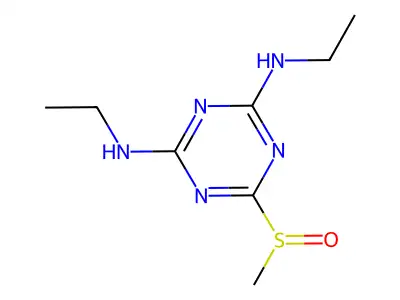 Simetryn sulfoxide structure