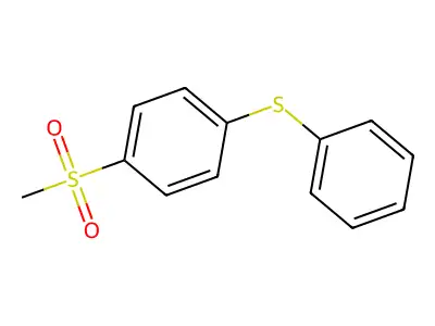 (4-(Methylsulfonyl)phenyl)(phenyl)sulfane structure